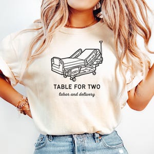 Labor and Delivery Nurse Shirt Comfort Colors L&D Nurse Shirt Funny Obstetrics Nurse Tee Minimalist OB Nurse Top LDRP Nurse Shirt Cute