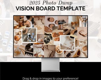 2025 Photo Dump Vision Board Template