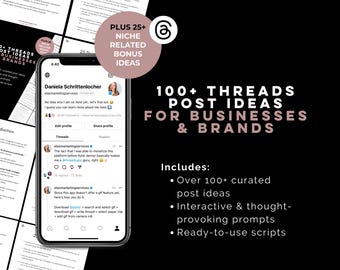 100+ Threads Post Ideas for Businesses & Brands