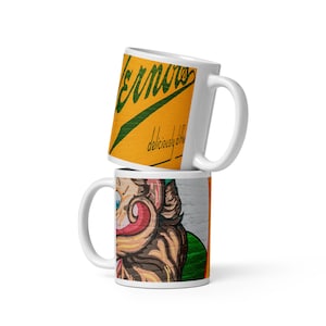 Vernors Art White glossy mug