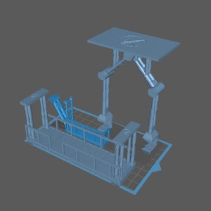 Tie Fighter Hanger with Catwalk - 3D Print File
