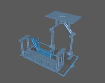 Tie Fighter Hanger with Catwalk - 3D Print File