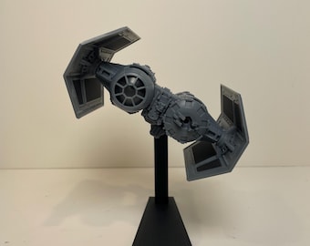Star Wars Micro Galaxy Squadron Tie Bomber Flight Stand - physical print