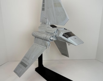 Star Wars Micro Galaxy Squadron 3D Printed Imperial Shuttle & Shuttle Tyderium Flight Stand