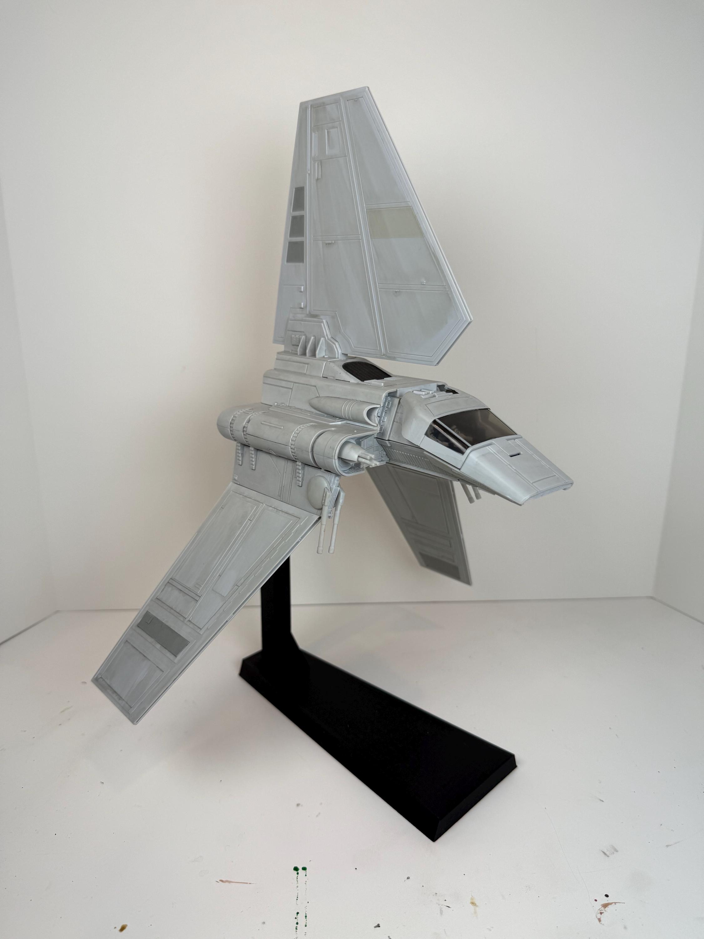 Star Wars Micro Galaxy Squadron 3D Printed Imperial Shuttle