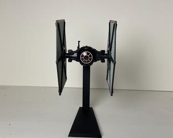 Star Wars Micro Galaxy Squadron First Order Tie Fighter Flight Stand - physical print