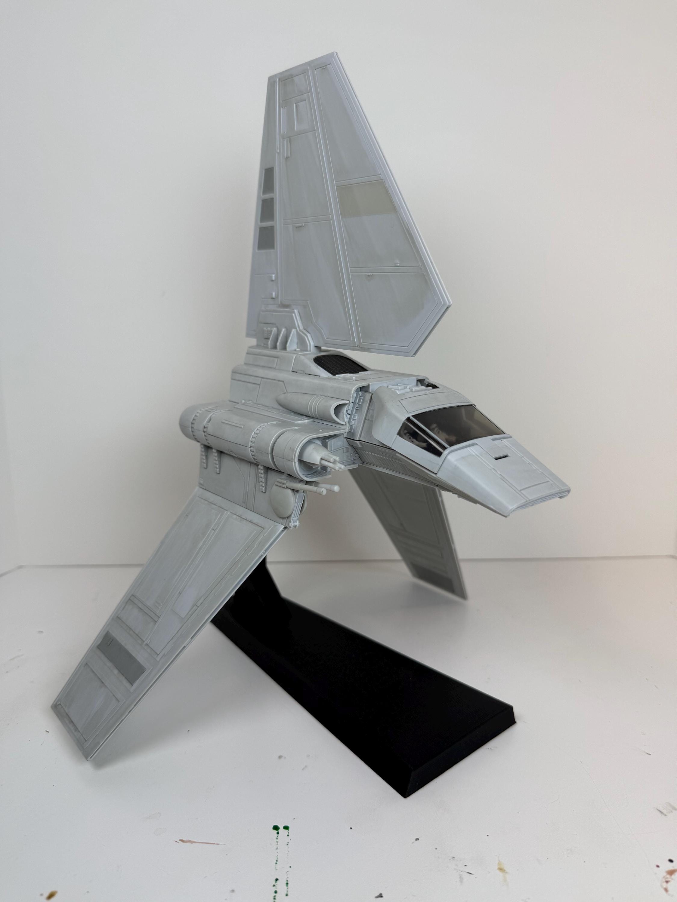 Star Wars Micro Galaxy Squadron 3D Printed Imperial Shuttle
