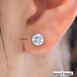 0.10Ct To 1.30 Diamond Earrings, 14Kt Gold natural Diamond Earrings, Gold Diamond Earrings,Natural Diamond Studs
