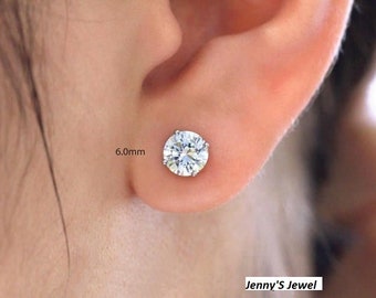 0.10Ct To 1.30 Diamond Earrings, 14Kt Gold natural Diamond Earrings, Gold Diamond Earrings,Natural Diamond Studs