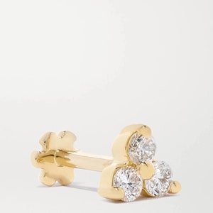 0.24Ct Diamond Earrings, 14Kt Gold Earrings, Natural Diamond Earrings, Gold Diamond Earrings,Natural Diamond Studs