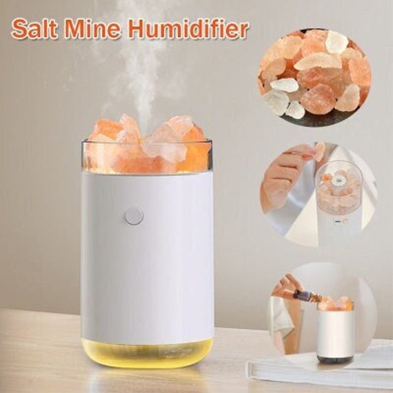 Umidificatore d'aria Crystal Salt Stone Desktop Aromaterapia Olio
