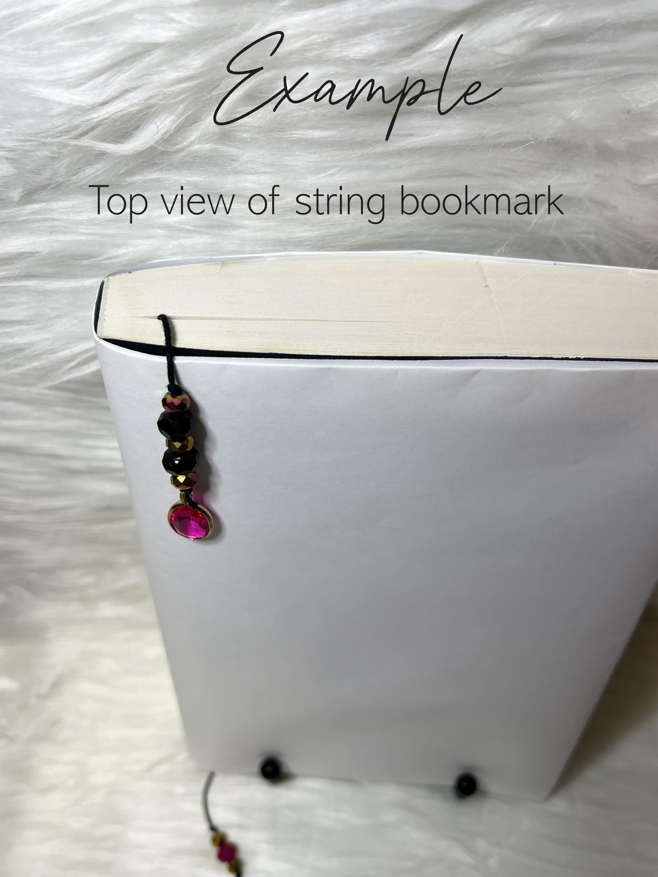 Best Friends Matching String Bookmarks | Rainbow Beaded Bookmark Set ...