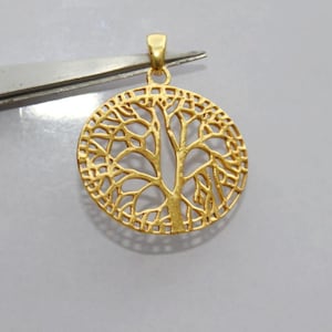 Sterling Silver Tree of Life Pendant: Yggdrasil Viking Necklace