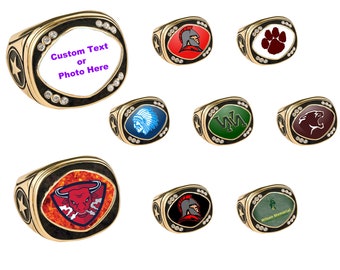 Custom Champion Rings - Any Image - Championship Ring - Gold Ring Only