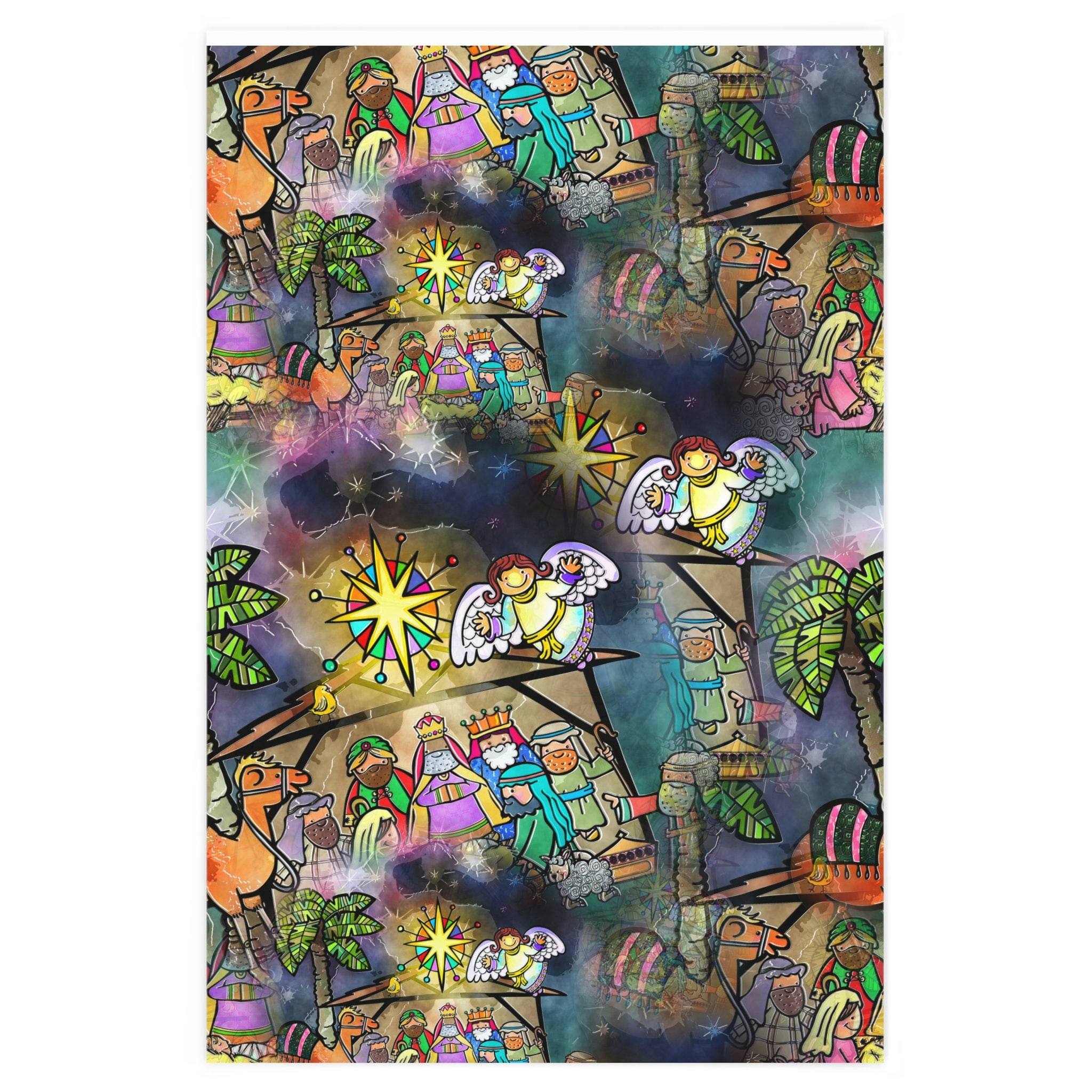 Religious Gift Wrapping Paper, Three Kings Day Wrapping Paper, Christian Wrapping Paper, First