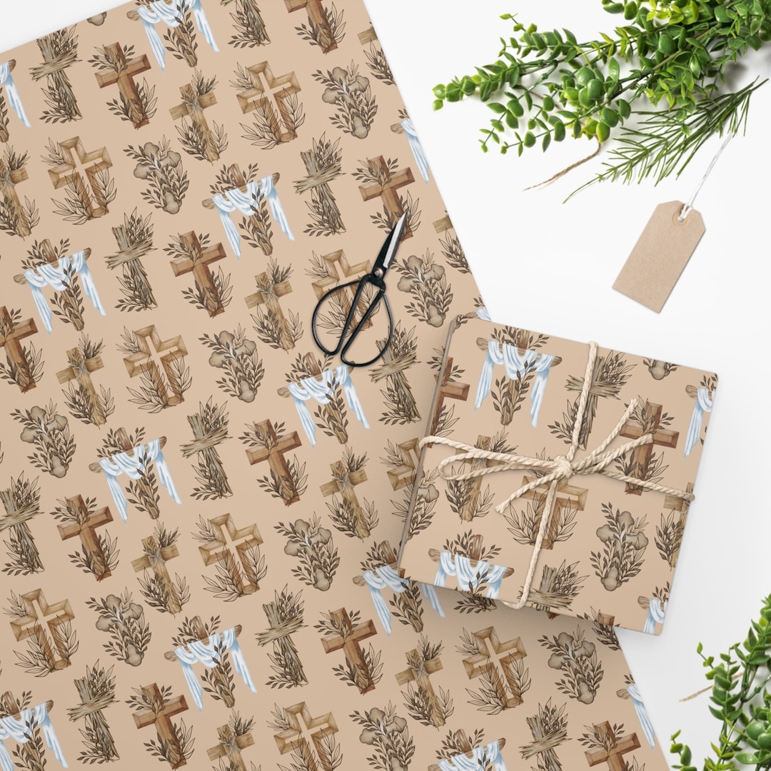 Religious Gift Wrapping Paper, Cross Wrapping Paper, Gift Wrapping Paper Religious, Hope Gift