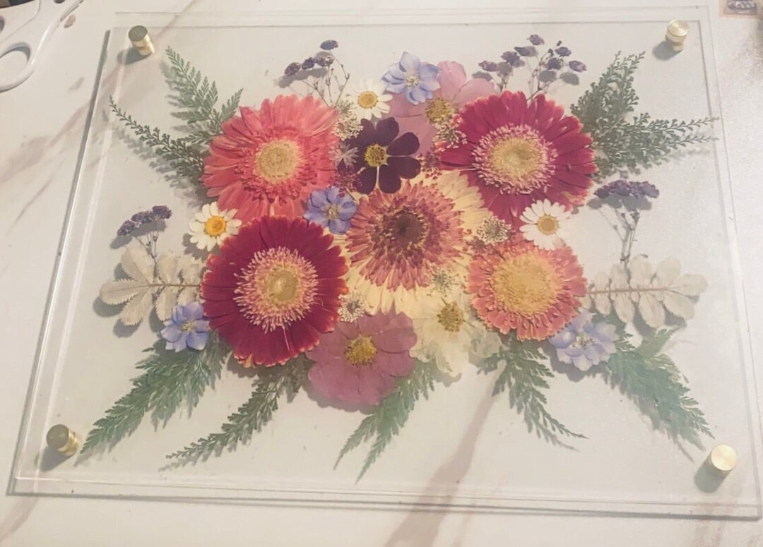 Pressed Flower Bouquet Flowerful Preservation Bouquet Pressed
