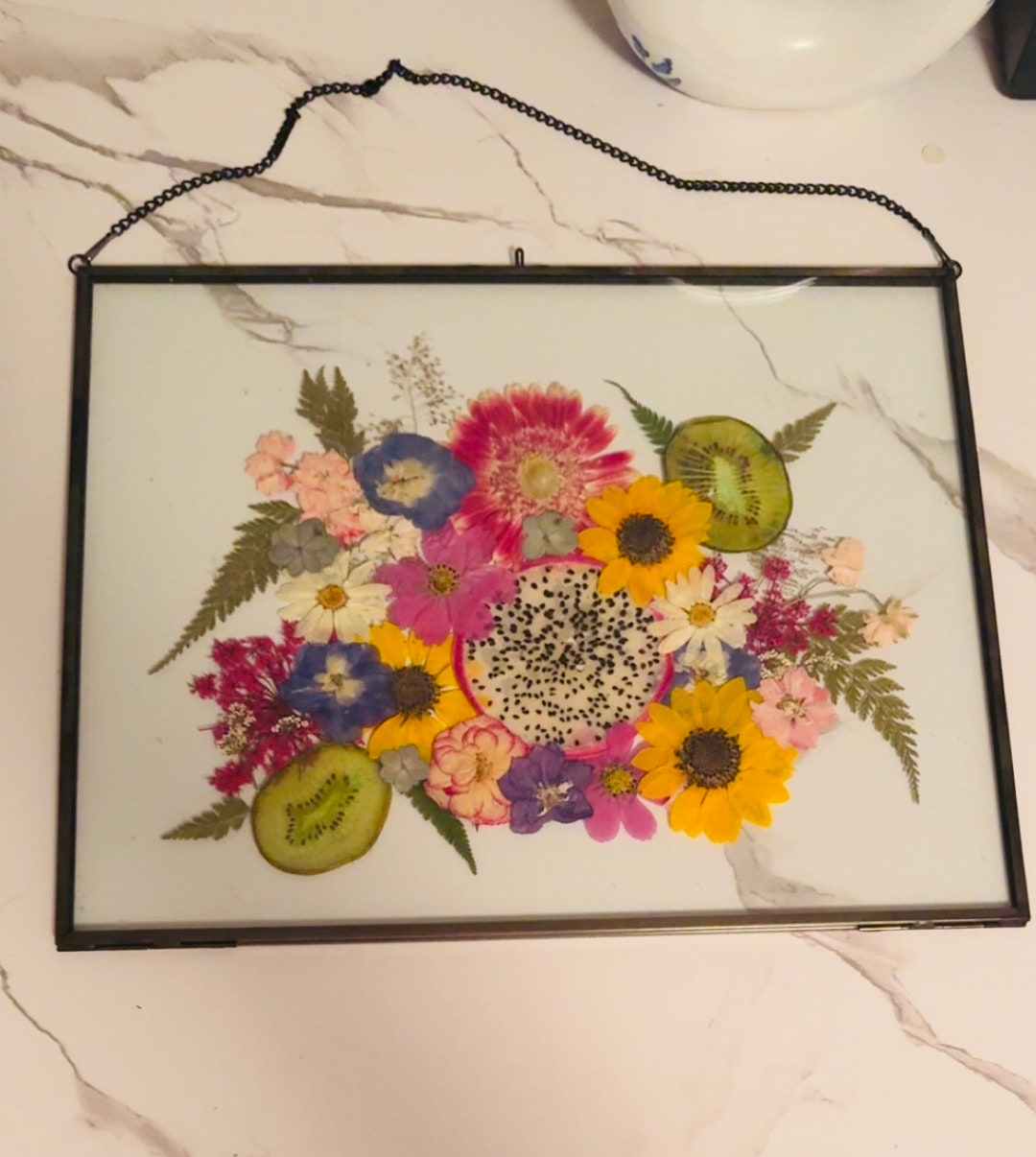 Pressed Fruit & Flower Bouquet Flowerful Preservation Bouquet Pressed