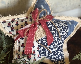 PRE-ORDER MEDIUM Handmade Quilted Star Pillow| Vintage Inspired Star Pillow|Farmhouse Pillow| Primitive