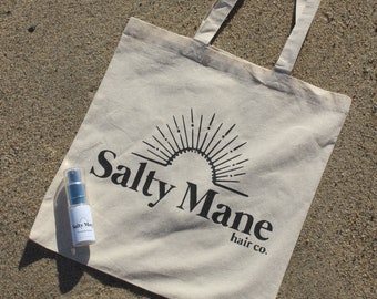 Salty Mane Natural Dry Shampoo and Tote Bag Bundle