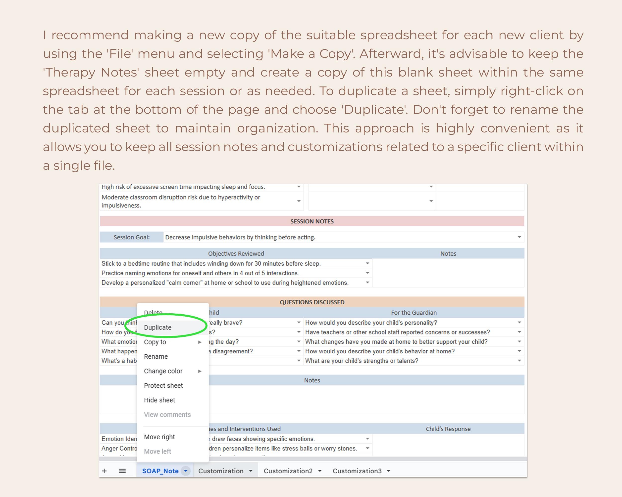 Child Therapy SOAP Note Template Behavioral Issues Session Notes ...