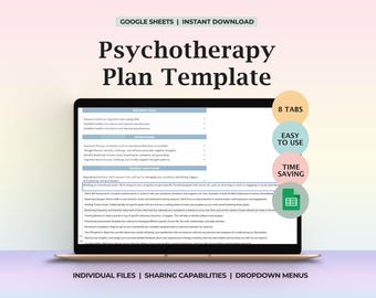 Vorlage für den Behandlungplan, Tabelle für Therapeuten, Ziele, Eingriffe, Beratung zum Behandlungplan, bedruckbar, bearbeitbar, Google Sheets