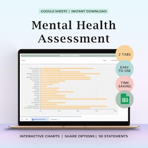 Mental Health Assessment and Psychological Evaluation Questionnaire for Therapists Conducting Diagnostic Testing Client Symptom Review Tool