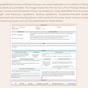 SFBT Therapy Notes Template Solution-focused Brief Session ...
