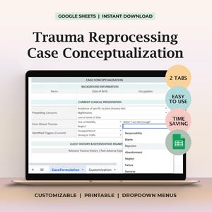 Szablon koncepcji przypadku przetwarzania traumy Narzędzie do planowania terapii stymulacji dwustronnej Doradcy ds. zdrowia psychicznego Leczenie kliniczne