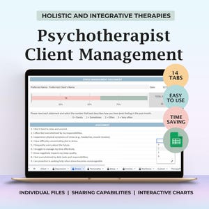 Therapist Planer, Notizen für Psychiater, Psychologischer Therapieplan, Google Sheets, Psychotherapeut docs, Template für Ganzheitliche und Ganzheitliche Therapie