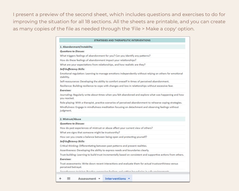 Mistrust Worksheet.pdf Schema Therapy Worksheet Maladaptive Schemas Assessment Questions ...