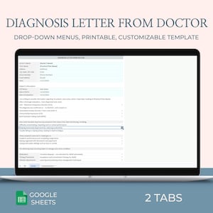Carta de diagnóstico del médico, carta del médico, carta de diagnóstico, nota de diagnóstico del médico, nota de diagnóstico del médico, carta que confirma el diagnóstico