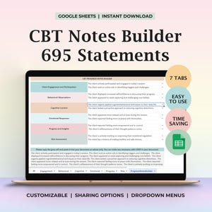 Notizen zum Therapieverlauf, Case-Managment, Statements zur CBT-Therapie, Kognitiv-Behavioral, Beratung, Notiz für den Rat, Therapeutenliste