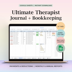 Registro de pacientes del terapeuta, contabilidad para terapeutas, herramienta para psicoterapeutas, diario de citas, notas de terapia, horario del terapeuta, carga de casos.