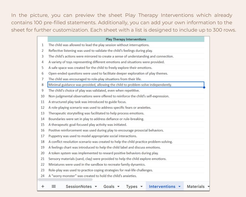 Play Therapy Session Notes Template, Play Therapy Notes, Children ...