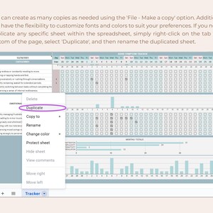 ADHD Tracker Spreadsheet Google Sheets Digital Journal Daily Log for Adults ADHD Monitoring App Template Focus Planner Executive Function image 5
