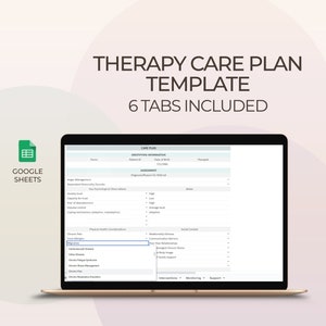 Sjabloon zorgplan Therapie Geestelijke gezondheid Counseling Psychologie Therapeut Sjablonen Professionele behandeling Planningsdocument Klinisch dossier