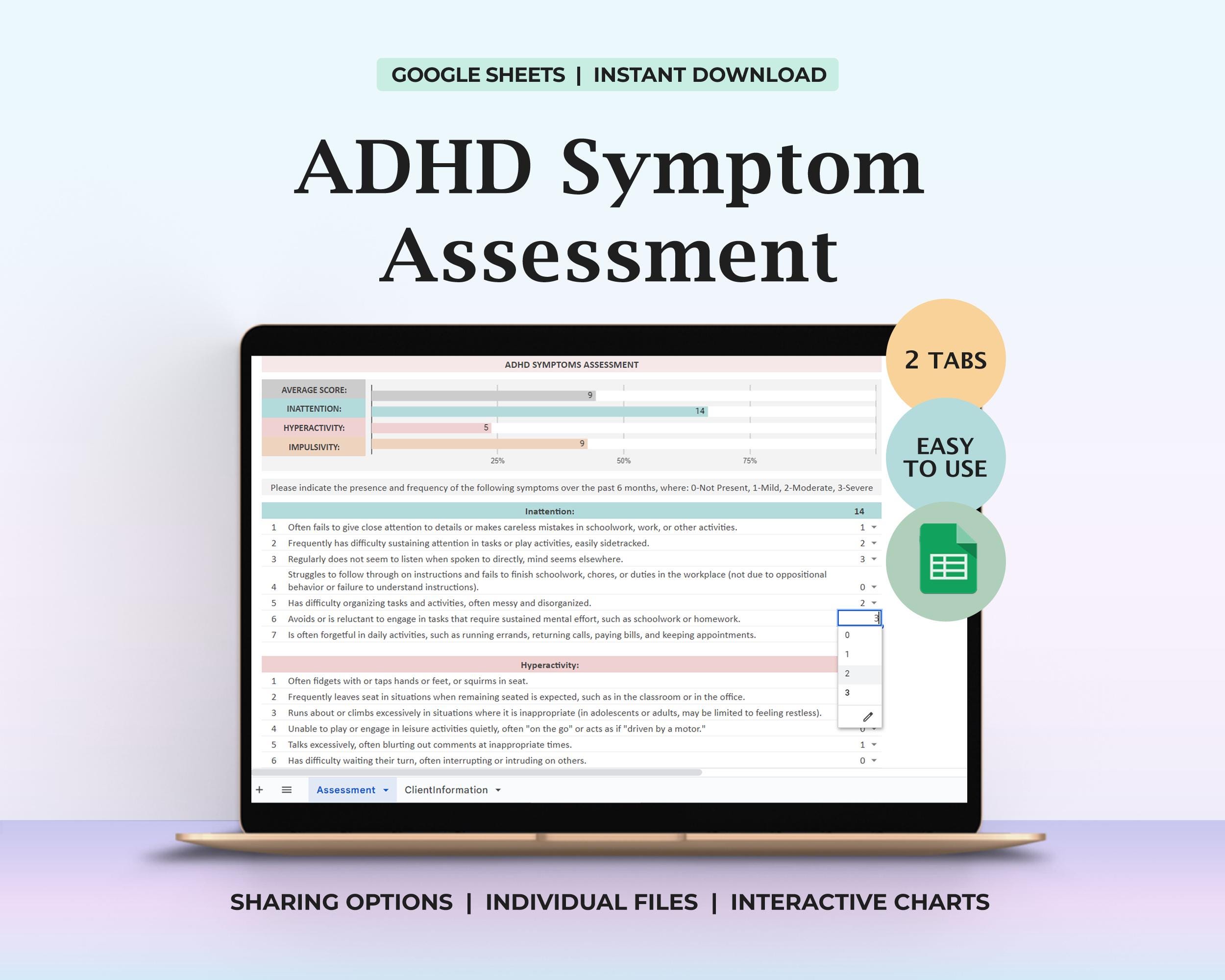 ADHD Test Online, Adhd Test for Adults, Adult Add Test, Adult Add ...