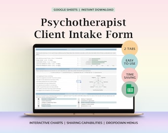 Therapie-Klienten-Formblatt, Psychotherapeut-Klienten-Formular, Psychologe-Begutachtung, Psychiatrie-Klienten-Formular, Psychiatrie-Gesundheit