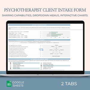 Therapy Client Intake Form, Psychotherapist client intake form, Psychologist assessment, Therapist docs,Counseling intake form,Mental health