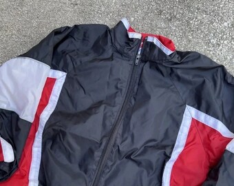 Vintage 90s Athletech Kids Color Blocked Windbreaker Jacket Size S (8/10)