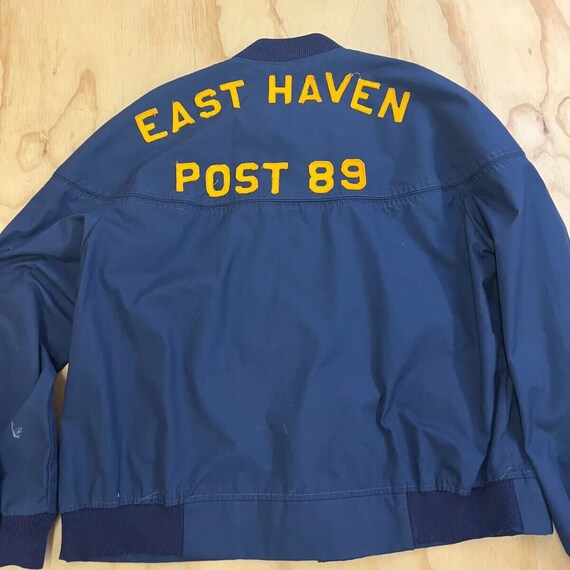 Velva Sheen Vintage 80s East Haven Post 89 Blue B… - image 2
