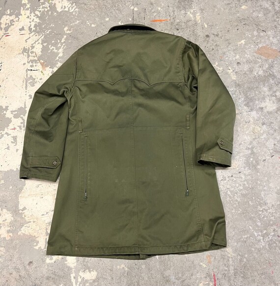 American Vintage 80s Army Military Green Canvas P… - image 4