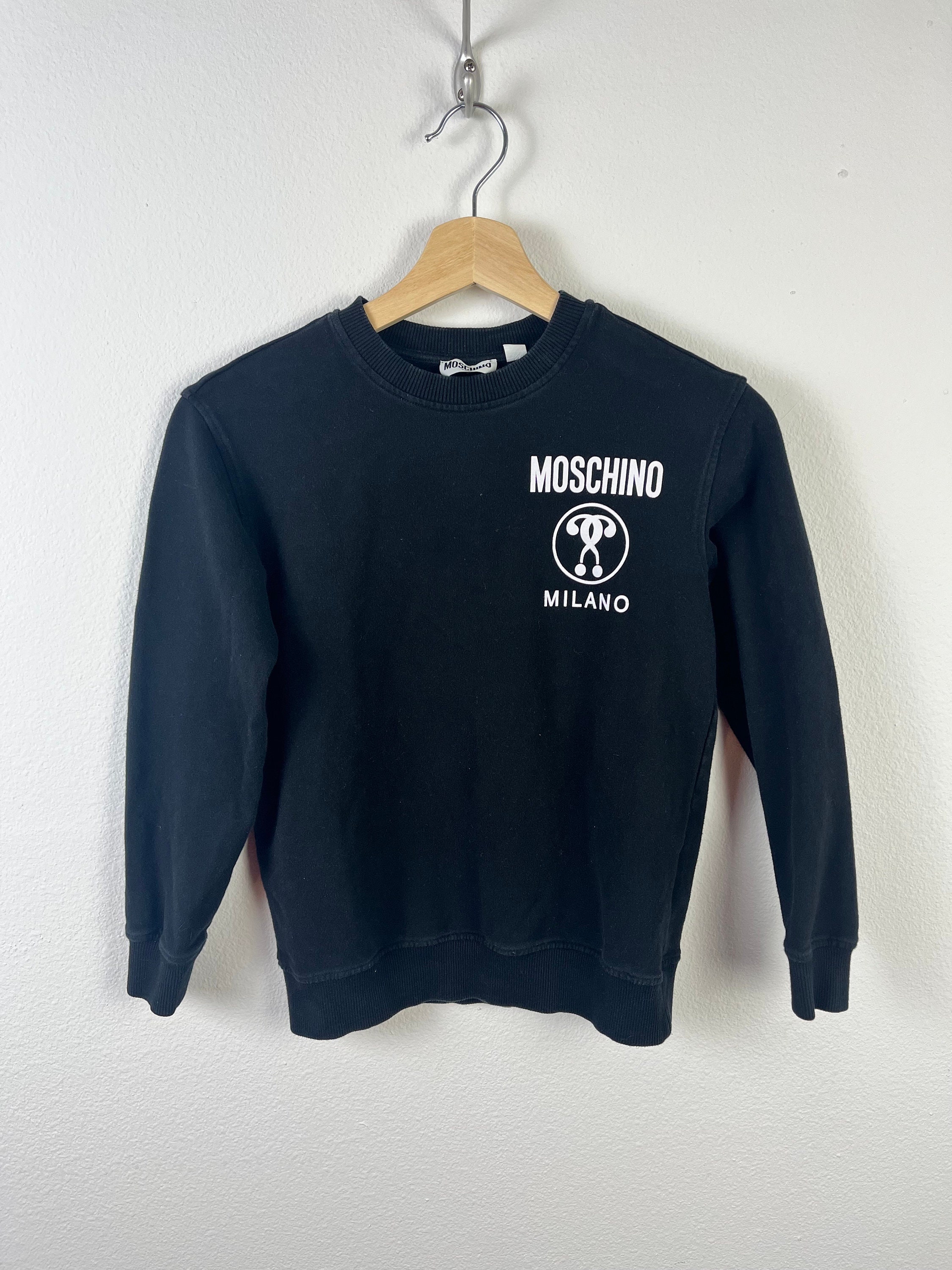 Moschino Kids Boys Jacket Print Sweatshirt in 4 Yrs Black