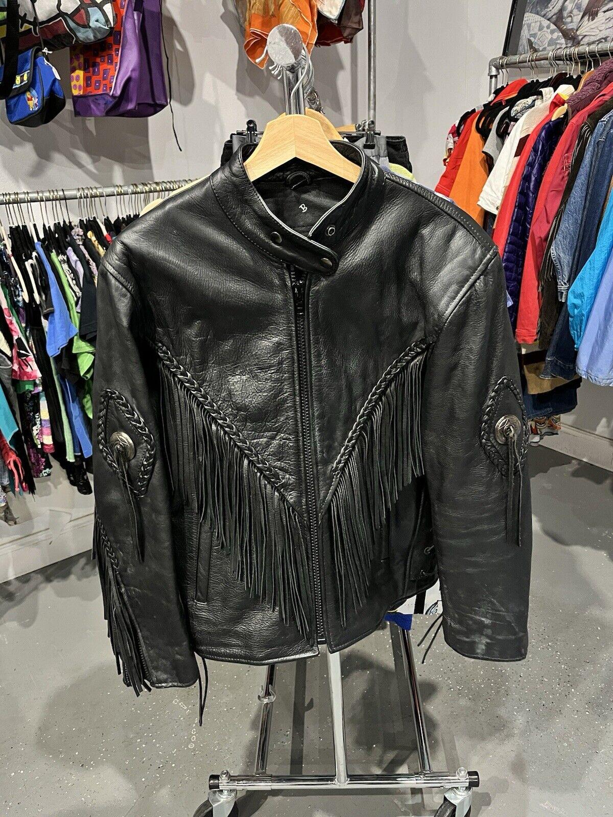 Simple project beaded biker jacket