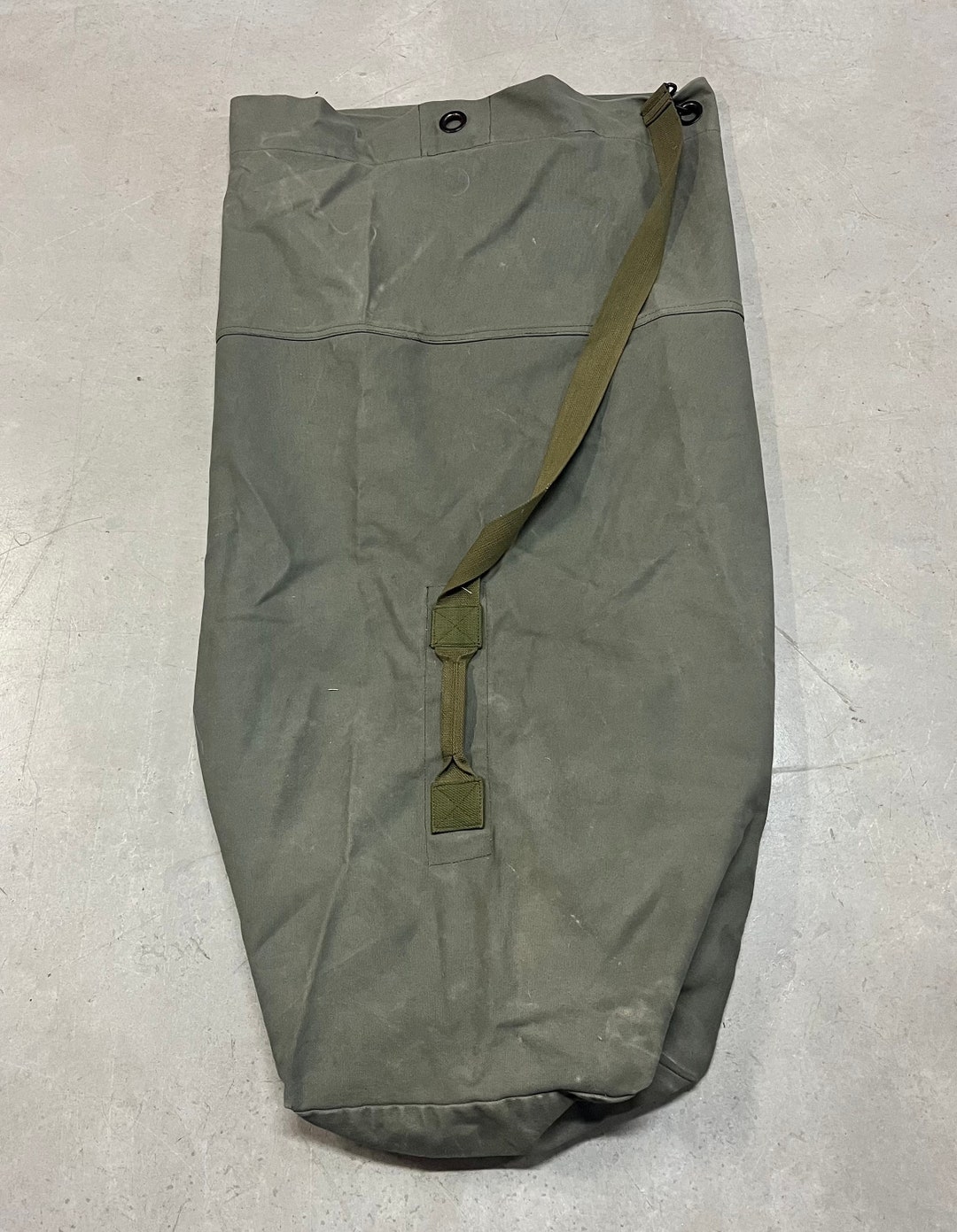 Green Canvas Large Military Tote Bag Army Green Duffle Bag Etsy UK