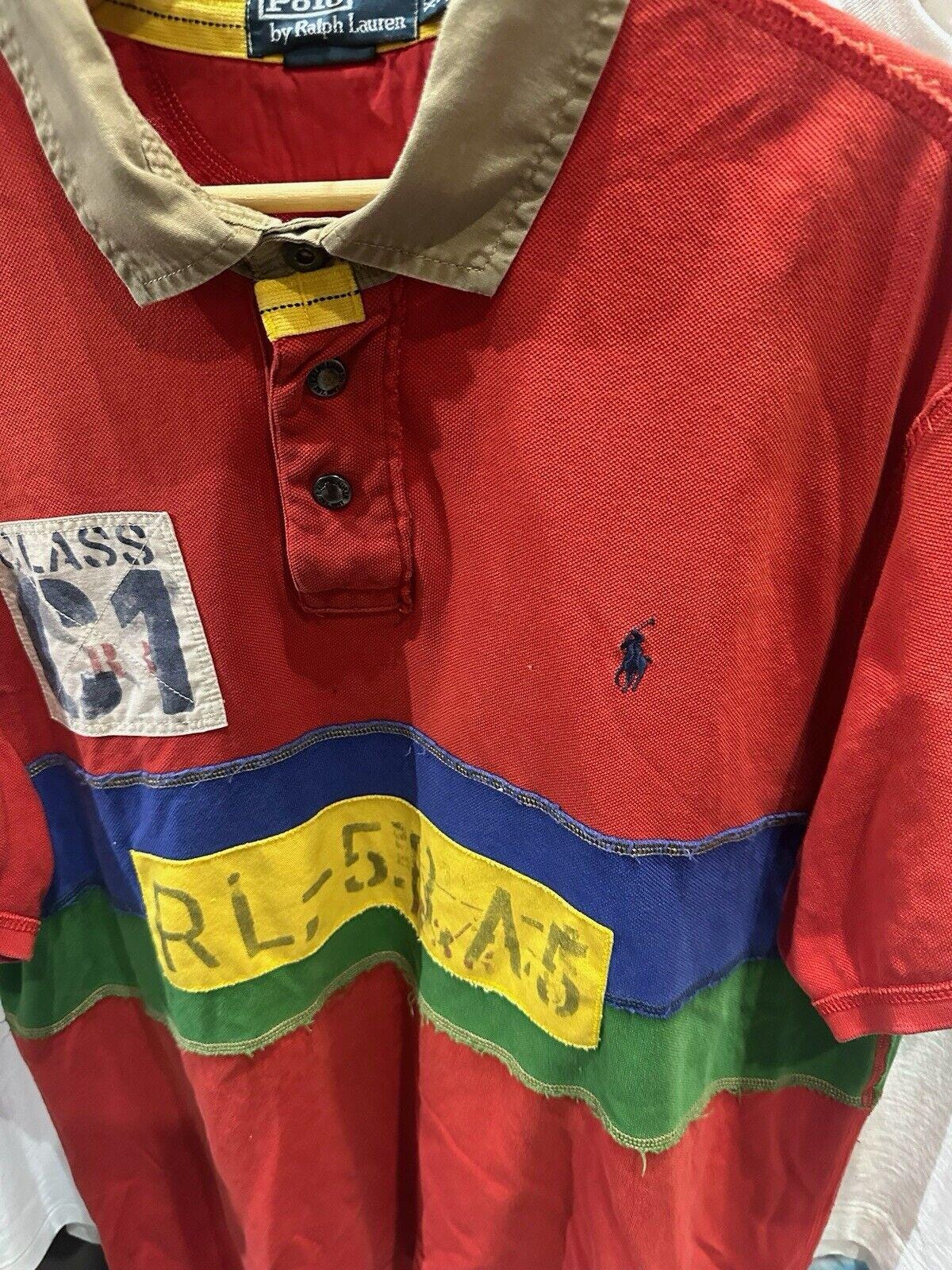 Rare Vtg Polo Ralph Lauren Class C1 Rafting Spell Out Rare Vtg Polo Ralph Lauren Class C1 Rafting Spell Out