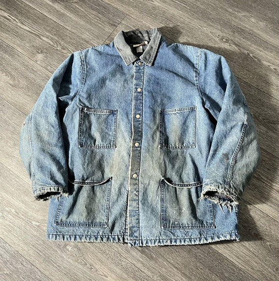 Dickies denim chore coat with blanket lining store