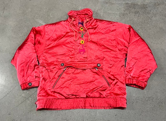 Ellesse Ski vintage des ann es 80 des ann es 90 anorak brod rose