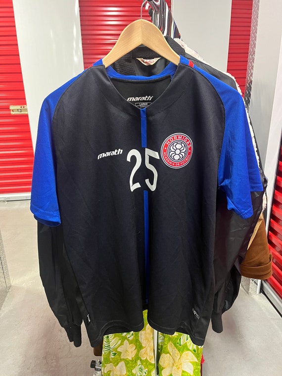 Retro Y2K Marath Academia De Futbol Hormigas Goal Factory Maillot De Football Noir L Etsy France